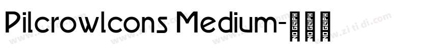 Pilcrowlcons Medium字体转换